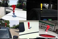 汽車車頂裝飾 問號 感嘆號 小樹苗 惡魔角 觸角 牛角創意可愛