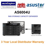 ASUSTOR AS6004U 4-BAY NAS Storage Capacity Expander - 3 Years Local Distributor Warranty