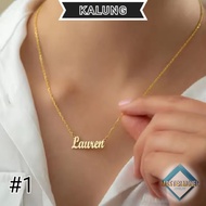 Titanium name necklace titanium name necklace titanium name necklace