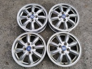 Perodua Kelisa Daihatsu Gino L7 Minilite Sport Rim 15 Inch 4H PCD100 4.5JJ Offset +45