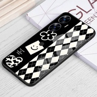 HP (U 005) Realme C55 Glass Case - Casing Realme C55hp - Realme C55 Glossy Glass Softcase - Realme C