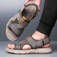 ஐ YRZL Soft Comfortable Non-Slip Men High Quality Beach Men Gladiator Sandal Summer Caual Flat