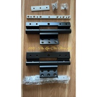 4D 5-HOLE 2-INCH TENT BLACK - PLASTIC