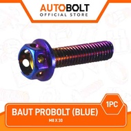 Probolt Bolt M8x30 Thread 12 x 30 Bolt Pro Blot 8x30 8 x 30 12x30 biru Blue