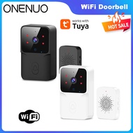 WiFi Video Doorbell Wireless HD Camera IR Alarm Security Smart Home Doorbell WiFi Intercom Home Blac