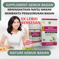 SUPPLEMENT GEMUK BADAN DEWASA MENINGKATKAN NAFSU MAKAN MEMBANTU PENGGEMUKAN BADAN NATURE GEMUK BADAN