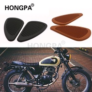 2pcs Side Pad Stickers Motorcycle Cafe Racer Fuel tank Rubber 3M side Stickers Pad Protector For Suzuki