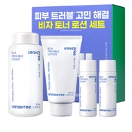 Innisfree Bija Trouble Skincare Set – Toner 170ml + Toner 25ml + Lotion 100ml + Lotion 25ml Complete