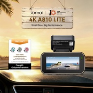 70mai NEW LAUNCH A810 Lite 4K Dual Dashcam 4G Smart App Night Vision 3min Buffered Emergency