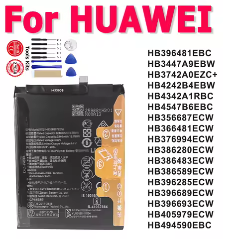 Battery For Huawei Honor Mate Nova 2 2i 4A 4X 5C 6 6S 6C 6X 7 G7 7X 8 G8 8C P8 9 P9 G9 V9 10 P10 G10