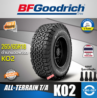 BF Goodrich KO2 T/A 265/65R18 ยางใหม่ ผลิตปี2024 ราคาต่อ1เส้น แถบดำ มีรับประกันจากโรงงาน แถมจุ๊บลมยา