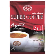 Super Coffee 3in1 Original ซุปเปอร์กาแฟ ออริจินัล กาแฟปรุงสำเร็จ 3อิน1 17กรัม x 50ซอง