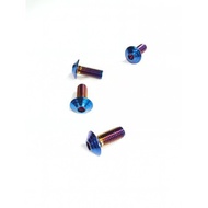 Titanium blue disc catch 4 pieces - CV41