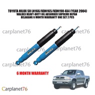 TOYOTA HILUX SR LN166/KDN165/KDN190 4X4 (YEAR 2004) WALDEX HEAVY-DUTY OIL ABSORBER SUPREME DEPAN BELAKANG ONE SET 2 PCS