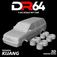 DR64 Kit Car 1/64 scale Toyota Kijang Hotwheel Toyota Kijang/ Resin Car/ Kit
