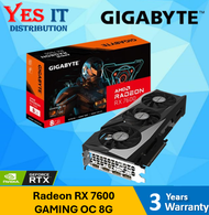 GIGABYTE Radeon RX 7600 GAMING OC 8G (GV-R76GAMING OC-8GD)