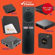 Compatible with Android box Bluetooth voice remote control, universal for TV98PRO/TX20 PRO/Q5/S8PRO/