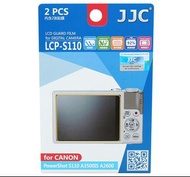 JJC 相機螢幕保護貼 LCD Guard Film for CANON PowerShot S110/A3500IS/A2600 #LCP-S110