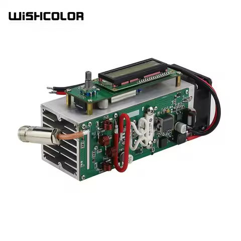Wishcolor 0-120W FM Transmitter 87.5-108MHz FM Radio Transmitter Full Protection Design Supports SD 
