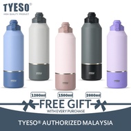 TYESO Vacuum Insulated Tumbler Mega Large Sport Bottle (1200/1500/2000ml) TS-01013/TS-01014/TS-01015