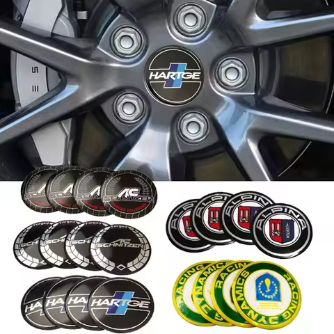 56mm Car Wheel Center Cap Sticker Hubcaps Badge for BMW Alpina AC Hartge G30 E36 E46 F10 F11 F20 F30