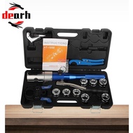 HT-1950 Portable Hydraulic Crimping Tool Set 70KN 22mm Travel 1.85KG with 8 Dies