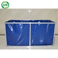 Lvju High Tensile PVC Tarpaulin Biofloc Tank Liner, Biofloc Tarpaulin Square Shrimp Pond