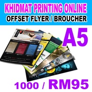 A5 Offset Flyers Brochure Printing