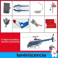 LUMINISCENCIA RC Helicopter Complete Accessories, Plastic Multistyles Battery Landing Gear,  6-chann