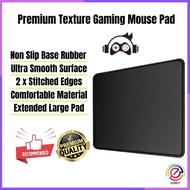 EZNET Mouse Pad Gaming Waterproof Mouse Mat 30cm x 25cm x 0.3cm Anti slip Non Slip Mousepad Black Pa