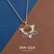 Murder Drones Inorganic Killer Pendant Peripheral Solver Skull Necklace Anime Metal Keychain by