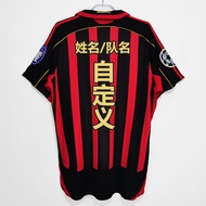 Genuine 2025 ITALY 06-07 Retro Ac Milan Jersey Champions League Final Version 22 Kaka Away Long Slee