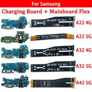 For Samsung  A22 A32 A42 4G 5G A225F A226 A325F A336 A426 USB Board Charger Charging Dock Port Conne