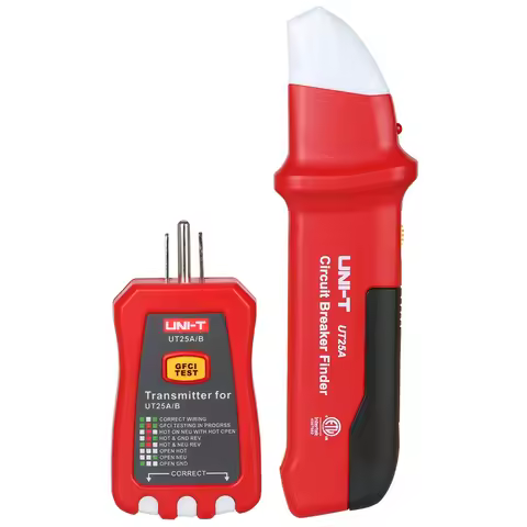 UT25A AC Circuit Breaker Finder Socket Tester Professional Automatic Circuit Breaker LED Indicator S