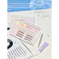 MJSP 5 ROW FAKE lashes (DETACHABLE FAKE lashes) TOP lashes & SUPER NATURAL LOWER lashes