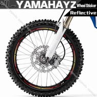 Y Motorcycle Wheel Sticker Reflective Edge Decoration Tape Accessories For Yamaha YZ 125 125X 250 25