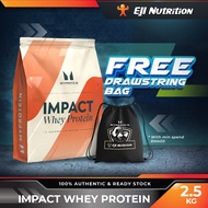 MYPROTEIN Impact Whey Protein 2.5kg  - Original UK Protein Powder Susu Gym Whey Optimum Nutrition