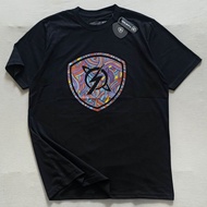 Kaos Distro Surfing Planet Surf Hitam 0213 Free Stiker Baju Atasan Pria Katun Combed Pendek Cowok