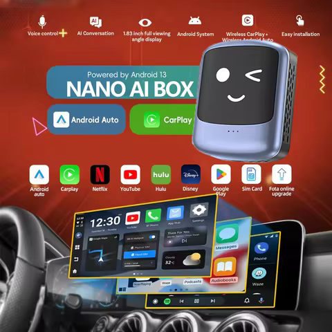Android 13 Car AI Box Wireless Carplay Adapter Android Auto For Netflix Youtube For Peugeot 208 308 
