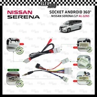 Nissan Serena C27 360 Camera Android Player Socket Cable Wire Harness Accessories