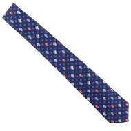 Louis LOUIS VUITTON Cravat so Vivienne Tie M76322 Silk Blue Men's [Used]