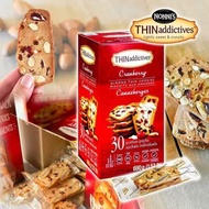 現貨THINaddictives 薄脆蔓越莓杏仁餅乾 690g (1盒30小包)