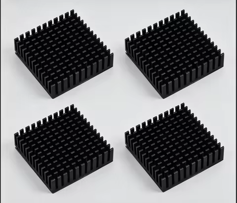 Nema17 Stepper Motor Aluminum Heat Sink Extruded Heatsink For Bambu Lab X1/X1C/P1P/P1S/A1/A1 Mini Fo