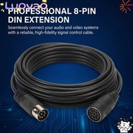 LUOYAO1 Big DIN Adapter Cable, Plug-and-Play 3 Meters / 9.8ft 8 Pin Male to Female, Stable Transmiss