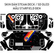 Steam Deck sticker Skin / SD OLED black Starfield model | Film 3M | Custom Steamdeck stickers upon r
