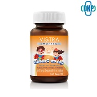 Vistra Imu-Pro Vitamin C 120 mg วิสตร้า ไอมู โปร วิตามินซี ชนิดอม กลิ่นส้มยูซุ สำหรับเด็ก อมหรือเคี้