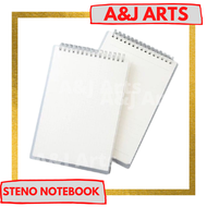 Steno Spiral Notebook A5/B5 (Muji Style) with PP Cover (Premium Quality) Muji Style Steno Notepad Notebook