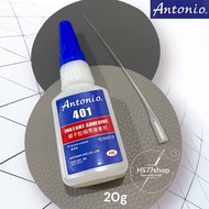 [Antonio 401] 20g Pelekat Segera/ Gam Super/ Instant Adhesive/ Super Glue (20g)/ 401 glue