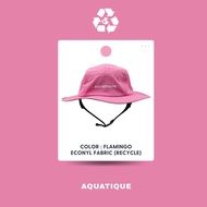 AQUATIQUE - BUCKET - ECONYL FLAMINGO - หมวกดำน้ำ หมวกเล่นน้ำ หมวกเซิร์ฟ เดินป่า แคมป์ปิ้ง กันแดด กัน