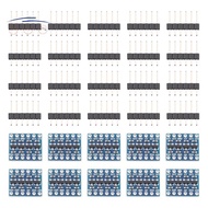 10Pcs 4 Channel IIC  Logic Level Converter Bi-Directional Module 3.3V to 5V Shifter for  (Pack of 10